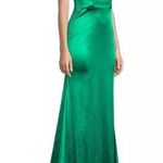 Mac Duggal Leena Women’s Formal Crystal-Strap Satin Floor Length Gown Maxi Dress Photo 0