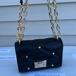 Michael Kors  Black Serena Small Flap Shoulder Bag Photo 5