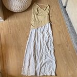 ZARA  ZW WOMAN SS25 COMBINATION HALTER DRESS BEIGE 1165/001/450 VIRAL Photo 1