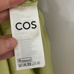 COS  Popover Flowy Collared Sleeveless Shirt Dress in Light Green - Size US 4 Photo 7