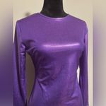 NWT Forplay Purple and Silver Glitter Dress size L/XL Photo 1