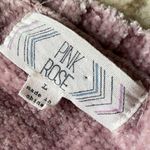 Pink Rose  Crushed Velvet Sweater Photo 3