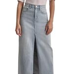 DKNY Jeans Denim High Rise Maxi Skirt Photo 0
