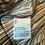 Alfani  Black and White Striped Wide Leg Pants Photo 3