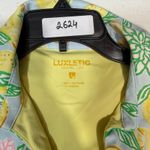 Lilly Pulitzer Luxletic Dania Pleated lemon yellow green Dress Large Photo 6