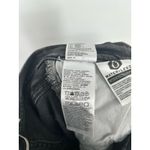 Levi's  Ribcage Straight Ankle Black‎ High Rise Jeans Distressed Hem Size 25 25x26 Photo 3