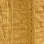 Lost + Wander Lace up cropped yellow top 
Size M
Short sleeve Photo 8