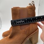 Ralph Lauren NWOBLauren  Marianna Suede Waterrepellent Chunky Heel Ankle Boot 5.5 Photo 3