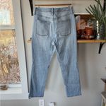 Universal Threads Universal Thread High Rise Slim Straight Distressed Light Wash Blue Jeans Sz 10 Photo 2