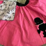 Adult One Size Poodle Skirt Costume Pink Photo 4