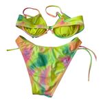 No Boundaries  Juniors Tie Dye Bikini Set (top-medium/bottom-small) Photo 1