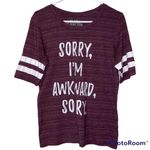 Black Matter  LRG Sorry, I’m Awkward, Sorry. Funny sarcastic tshirt short sleeve Photo 8