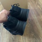 UGG  black suede lace up shoes sneakers waterproof women’s 7 new Photo 4
