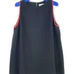 Cefinn Womens Sleeveless Hi Low Top Size US 10 / UK 14 Orange Trim Zip Closure Black Photo 0