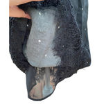 fab'rik  Star Print Dress Black Lace Detail Women's Size Medium Photo 8