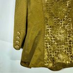Vintage Raoul Arango Gold Cutout‎ Dressy Cocktail Jacket Blazer Evening Size 6 Photo 5