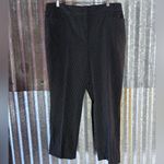 Ann Taylor NWT  Polka Dot PANTS Black, Womens Sz 14 w/Stretch Textured Bus Casual Photo 9