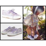 Love Shack Fancy đź’• x SUPERGAđź’• Classic Sneaker ~ Lavender Blooms Floral US 7.5 NWT Photo 2