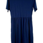 Merokeety  Navy Short Sleeve Mini Dress Large Photo 0