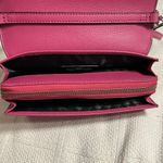 Karl Lagerfeld Lourdes Leather Plum Colored Crossbody Bag Photo 9