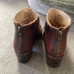 Freebird by Steven CAIN Women’s 8 Brown Leather Strappy Boots Block Heel Photo 4