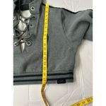 Fenty x Puma Rihanna Rising Sun Lace Up Cropped Hoodie Gray XS Photo 6