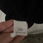 Eileen Fisher  Black Mockneck Shirt Size Medium Photo 5