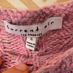 Current Air  Textured Knit Sweater in Dusty Pink Photo 2