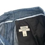 LL Bean Tencel Linen Chambray Classic Fit Pants Sz 6 Blue Photo 1