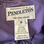 Pendleton  lavender quilted zip closure vest size m Photo 3