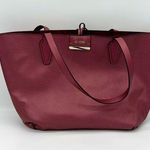 Guess Bobbi Velvet Inside Out Tote (Reversible) - Maroon/Red Photo 0