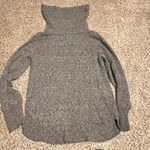 Tahari  Cozy Turtleneck Sweater‎ Charcoal Gray Knit Pullover M Photo 4