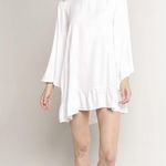 Sundress Fiorella White Dress with Pink Pom Pom Tassel Accents Size XS / S NWT Photo 7