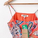 Boden Column Cami Midi Dress in Orange Jelly Paradise Pop Size 4 Photo 4