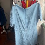 ZARA Woman Blue Denim Top Photo 3