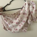 Altar'd State  Floral Top Crop One-Shoulder Photo 0