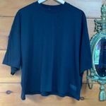 Adidas Women Black Crew Neck Short Sleeve Oversized Pullover Shirt Size XL Photo 6