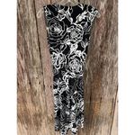 Candie's Vintage Y2K 2000s  Black White Floral O-Ring Short Sleeve Dress Small Photo 2