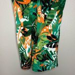 ZARA Trafaluc green tropical print criss cross halter neck romper size small Photo 3