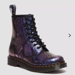 Dr. Martens Dr. Martins 1460 Snake Print Emboss Leather Lace Up Boots Women’s 5 New Photo 0