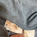 Soft Surroundings NWT  Blue Kerry Dress Sleeveless Cowl Neck Smocked Waist Sz M Photo 3