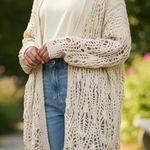 Natural Life NWT  Crochet Cardigan Sweater XL Photo 0