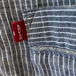 Levi's Levi’s Railroad Stripe Shift Dress Shirt Dress Blue Relax Fit L Photo 2