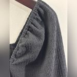 Madewell  Crepe Square Neck Puff-Sleeve Top Blouse Size Medium. Business Casual Photo 2