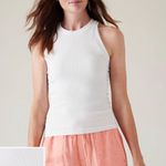 Athleta Renew Seamless Racerback White Tank Photo 0