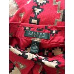 Ralph Lauren Lauren Petite Western Red Blouse Button Size Large Women’s Photo 1