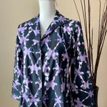 Lafayette 148 NY | Purple Tie Dye Button Down Top Sz 4 Photo 2