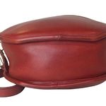 Coach VINTAGE CHESTER Red Glove-Tanned Leather Round Crossbody Bag 9901 RARE Photo 6