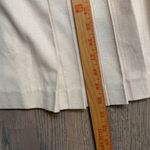 Liz Claiborne Vintage  Silk Pleated Midi Skirt Beige Size 4 Photo 4