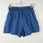 Universal Threads Universal Thread Medium Wash High Rise Paper Bag Chambray Denim Shorts Size XS Photo 1